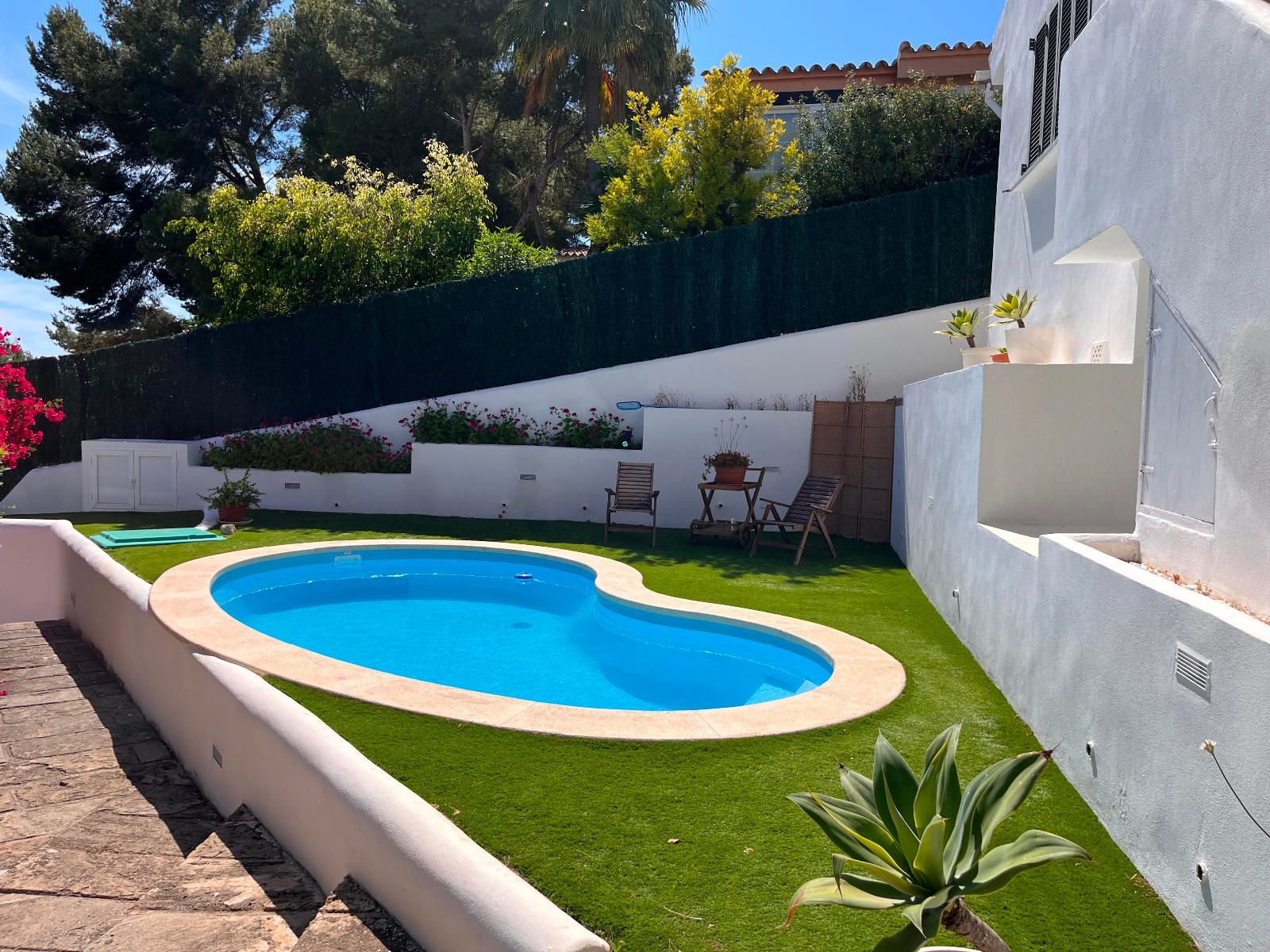Swimming pool of House or chalet for sale in Calvià  with Air Conditioner, Heating and Private garden
