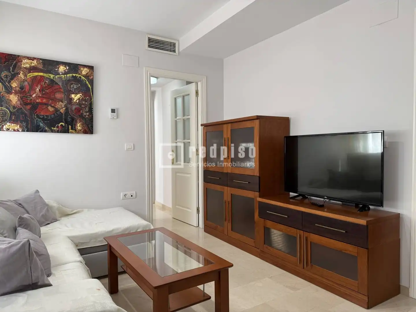 Sala de estar de Piso de alquiler en Málaga con Aire acondicionado y Amueblado