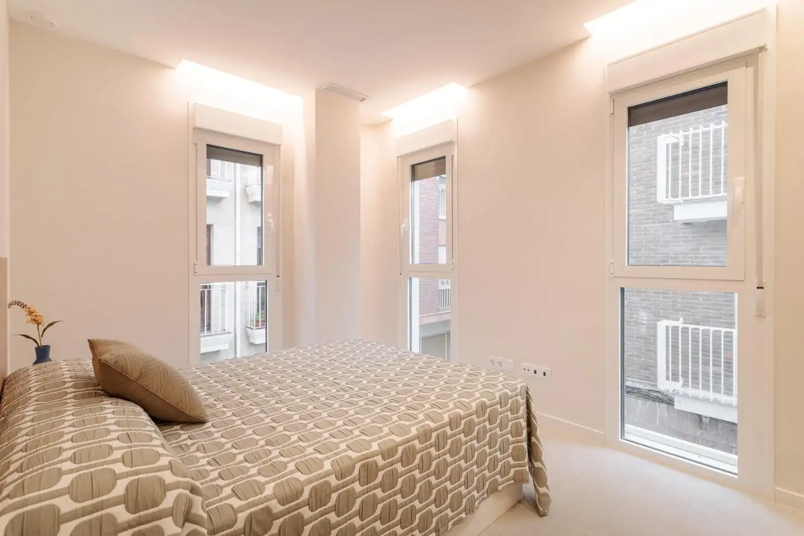 Bedroom of Flat for rent in Elche / Elx  with Air Conditioner, Parquet flooring and Furnished