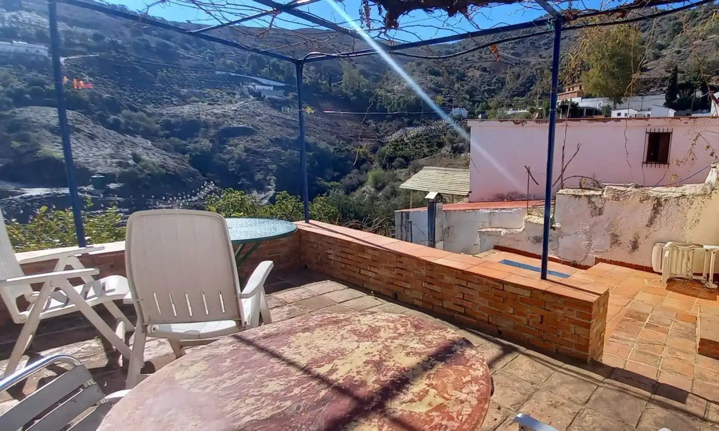Terrace of Country homes for sale in Cútar  with Private garden, Terrace and Storage room
