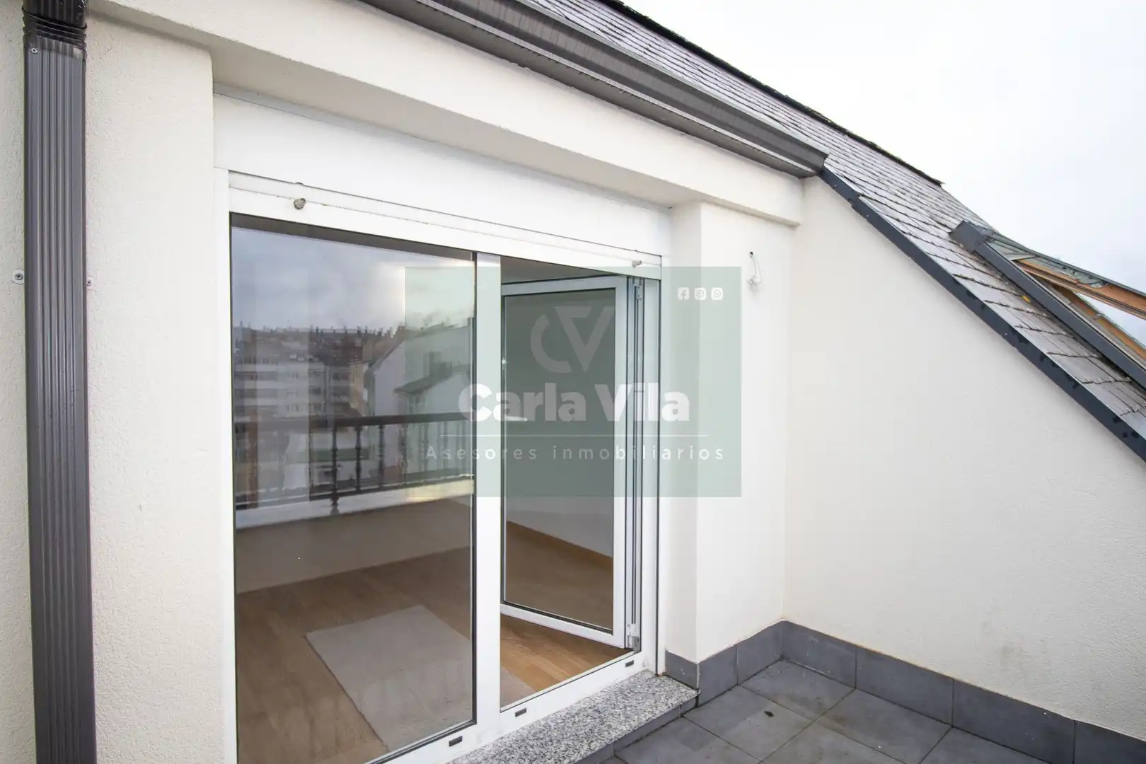 Terraza de Dúplex en venta en Lugo con Calefacción, Parquet y Terraza