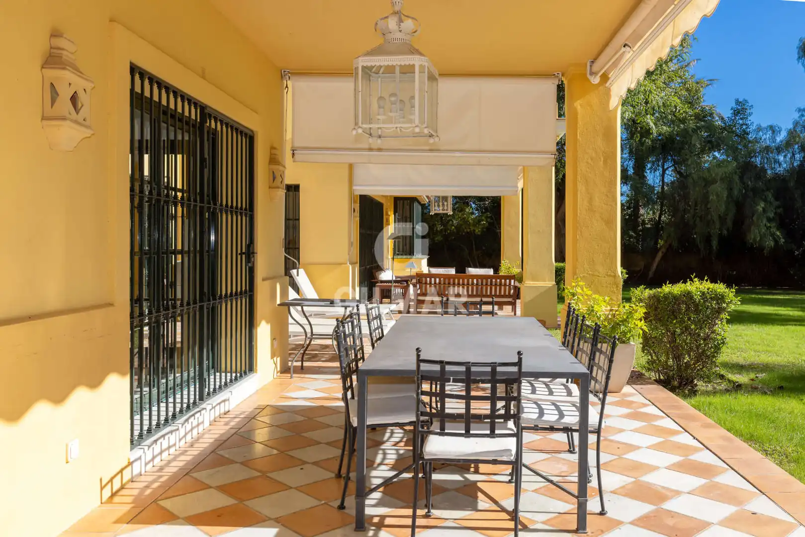 Terraza de Casa o chalet en venta en Estepona con Calefacción, Jardín privado y Piscina
