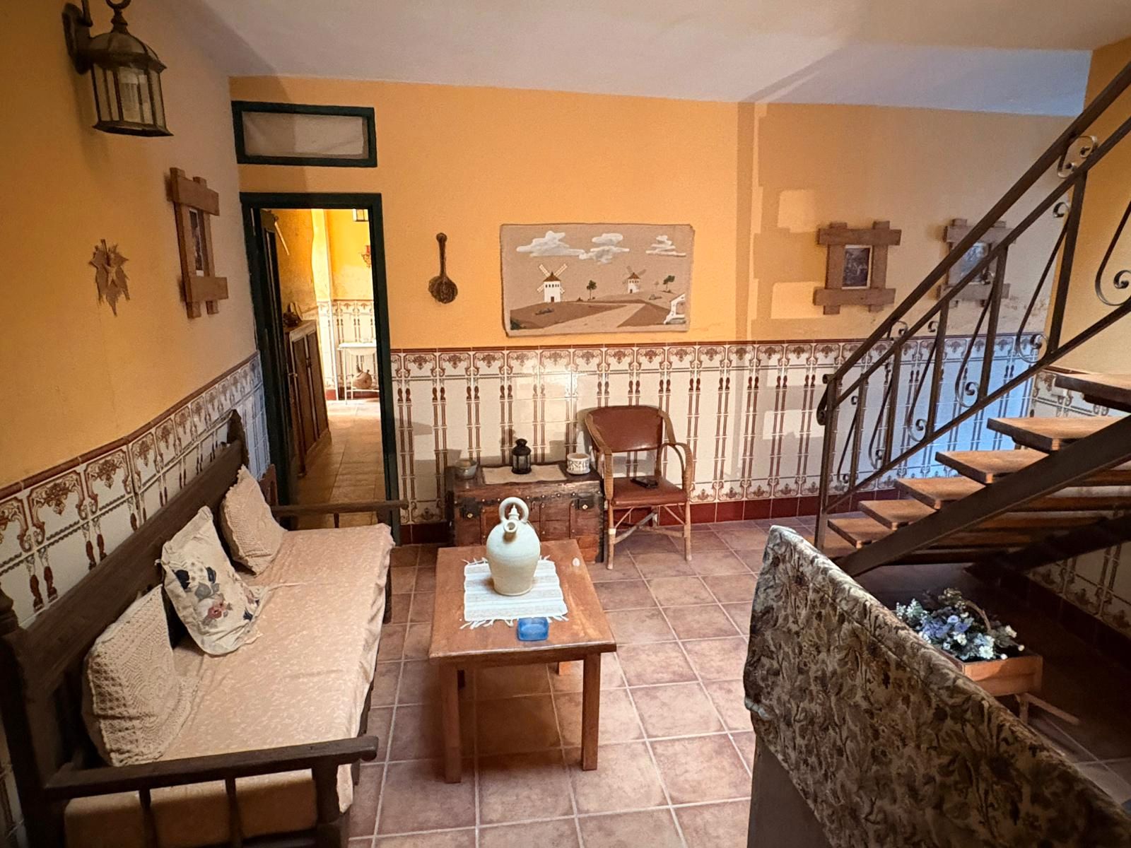 Living room of House or chalet for sale in Villarrubia de Santiago  with Air Conditioner, Heating and Terrace