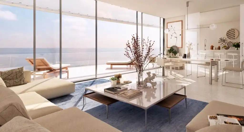 Sala de estar de Apartamento de alquiler en Estepona con Aire acondicionado, Calefacción y Parquet