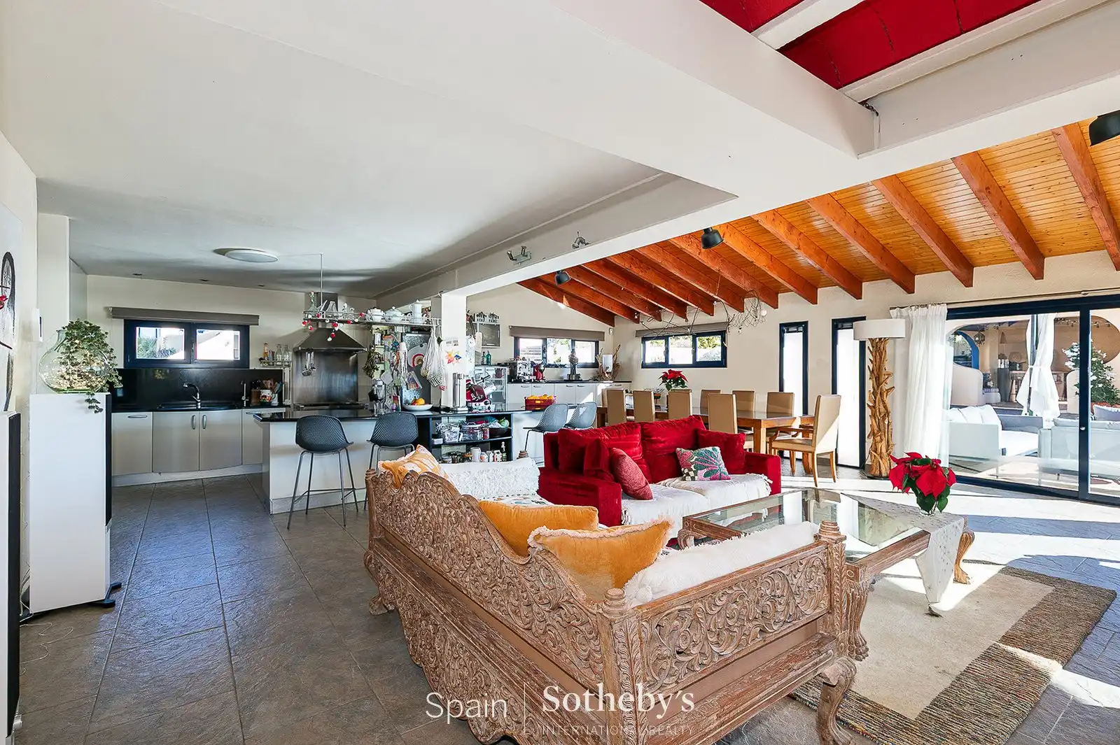 Sala de estar de Casa o chalet en venta en Olivella con Aire acondicionado, Calefacción y Jardín privado