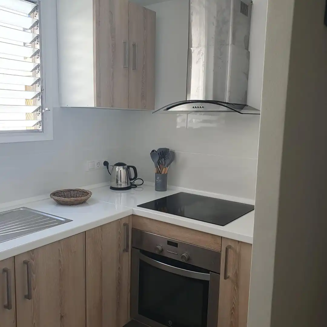 Cocina de Piso de alquiler en Sitges con Amueblado
