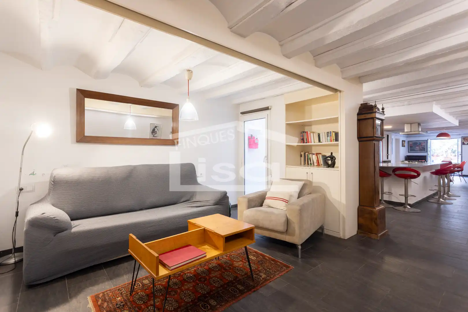 Sala de estar de Piso en venta en Barcelona con Aire acondicionado, Calefacción y Parquet