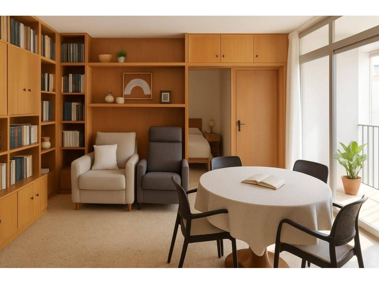 Sala d'estar de Pis en venda en  Barcelona Capital amb Balcó