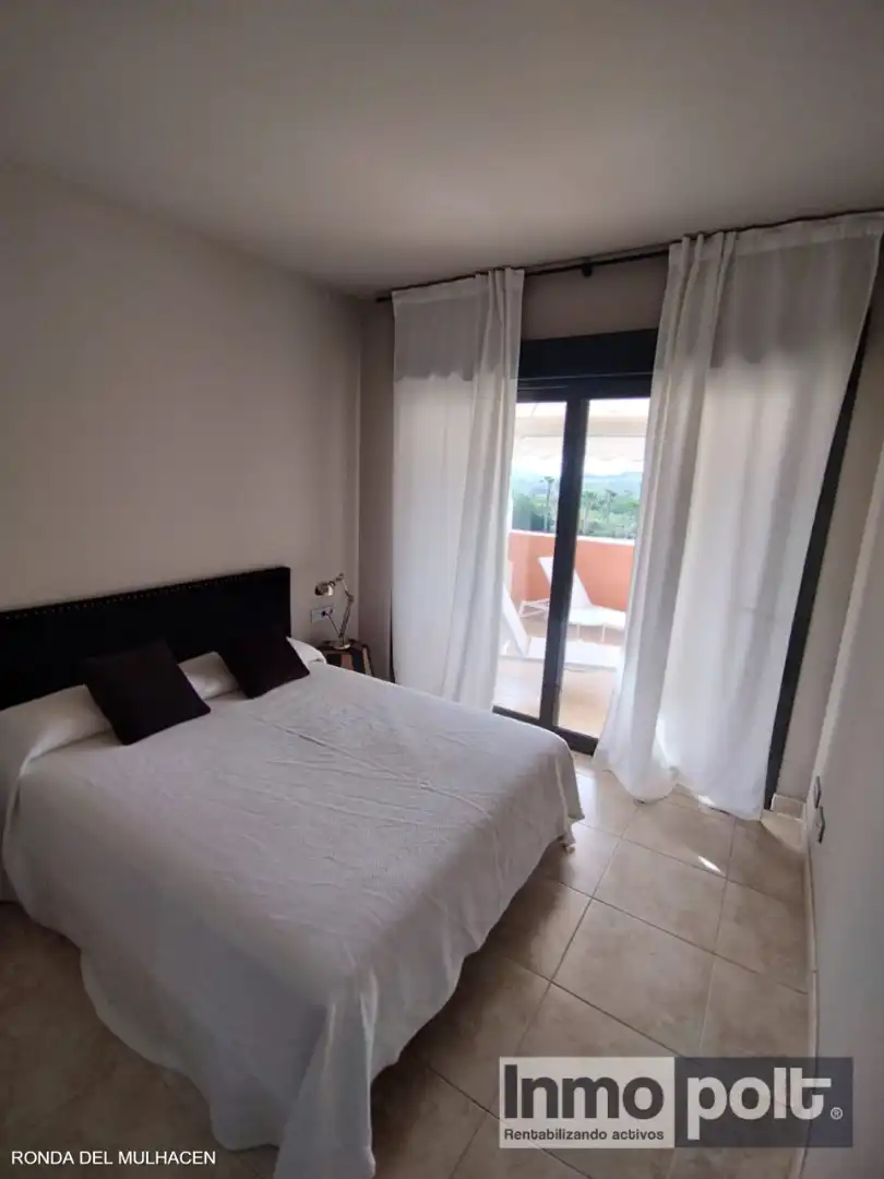 Schlafzimmer von Wohnung zur Miete in Vera mit Klimaanlage, Heizung und Privatgarten