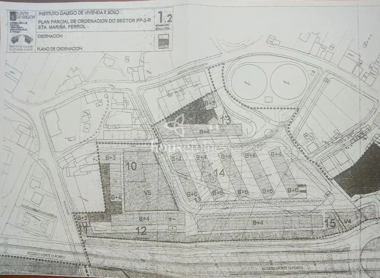 Residential land for sale in A Malata - Catabois - Ciudad Jardín
