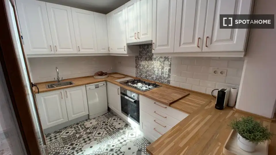 Kitchen of Flat for rent in Valencia  with Air Conditioner, Heating and Furnished