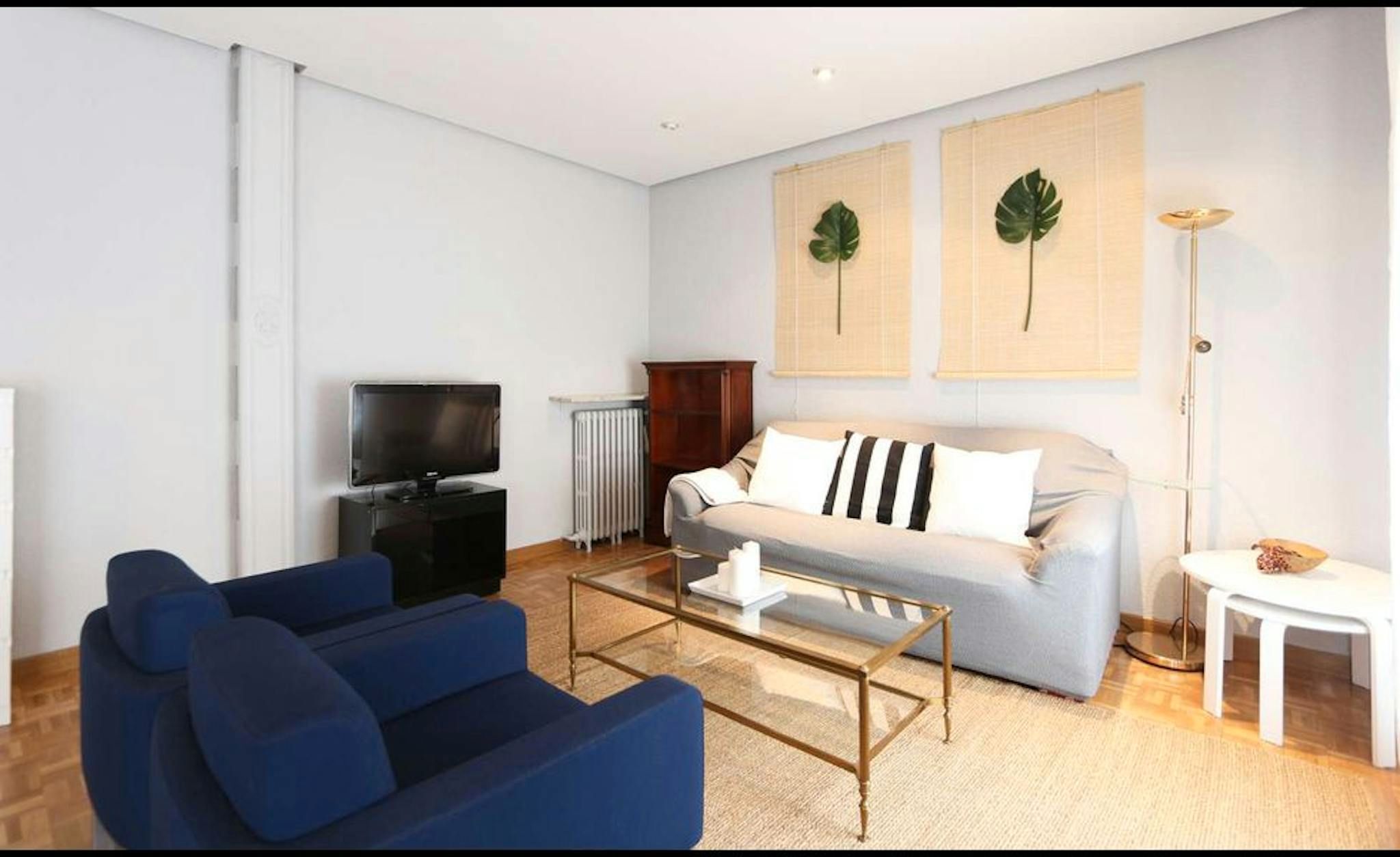 Living room of Flat for rent in  Madrid Capital  with Heating, Furnished and Washing machine