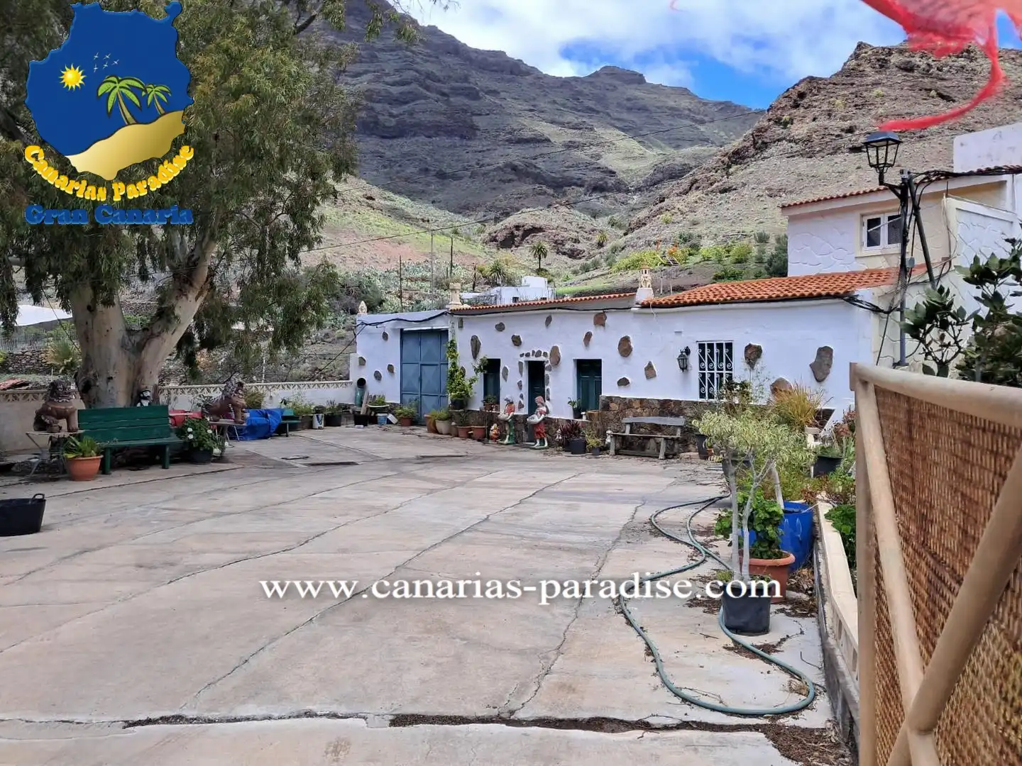 Außenansicht von Einfamilien-Reihenhaus zum Verkauf in La Aldea de San Nicolás  mit Klimaanlage