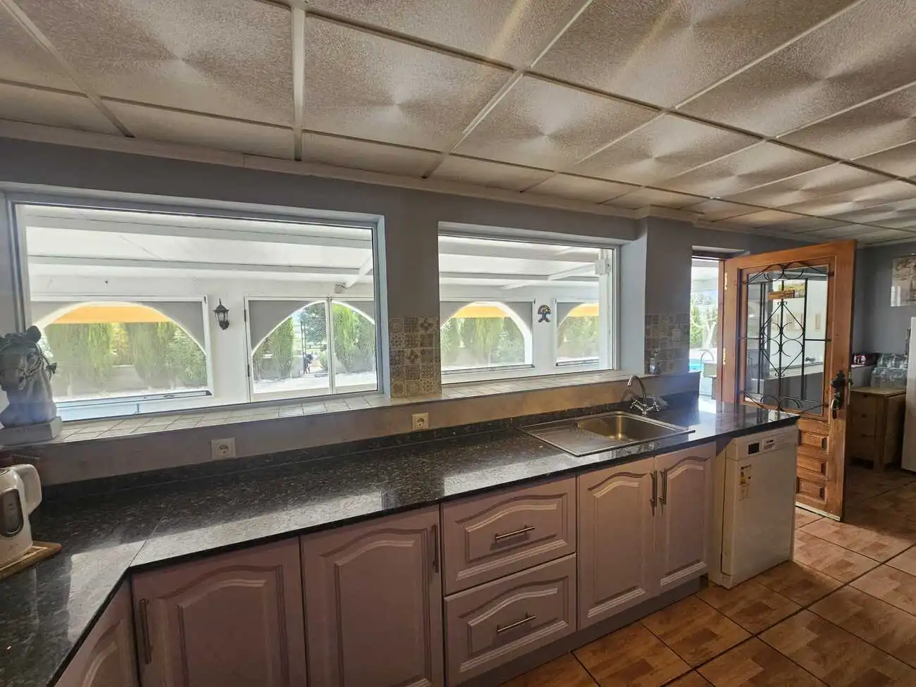 Cocina de Finca rústica en venta en Villena con Piscina