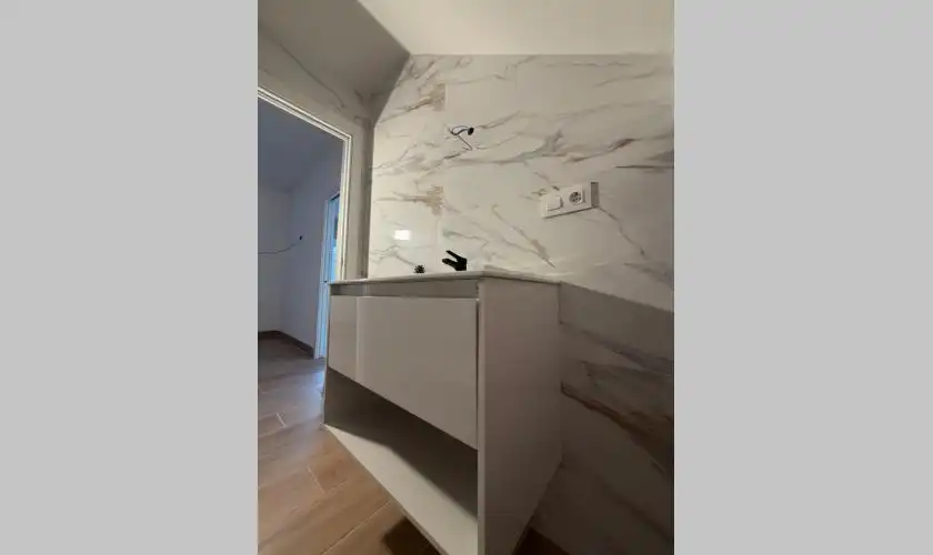 Badezimmer von Wohnung zum Verkauf in Mojácar mit Klimaanlage, Heizung und Terrasse
