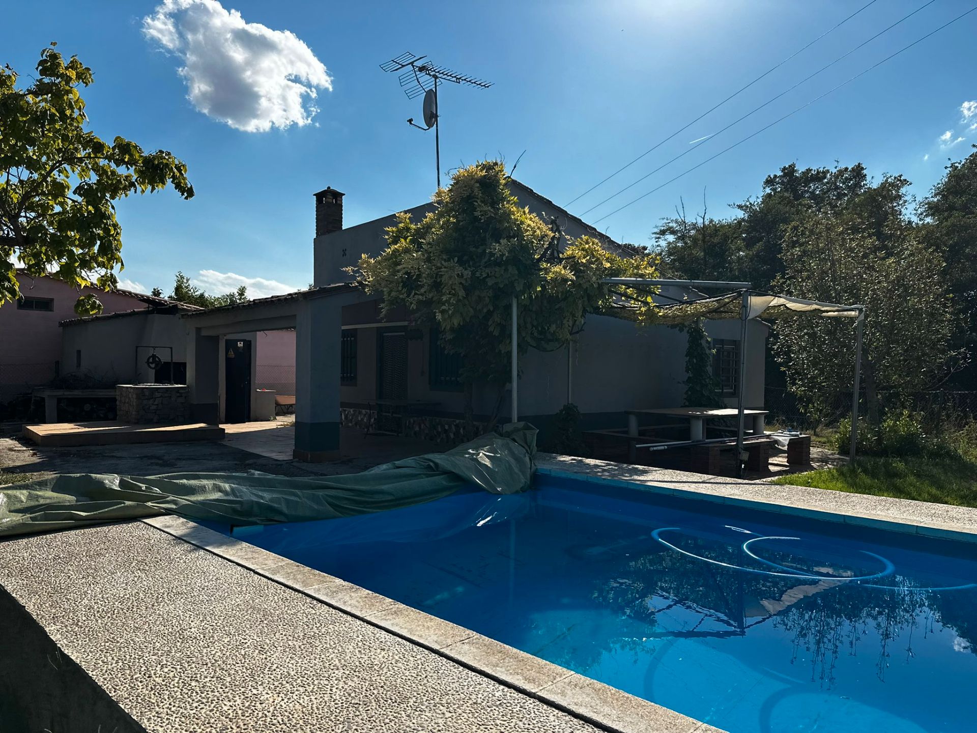 Piscina de Finca rústica en venda en Corbins amb Aire condicionat, Calefacció i Jardí privat