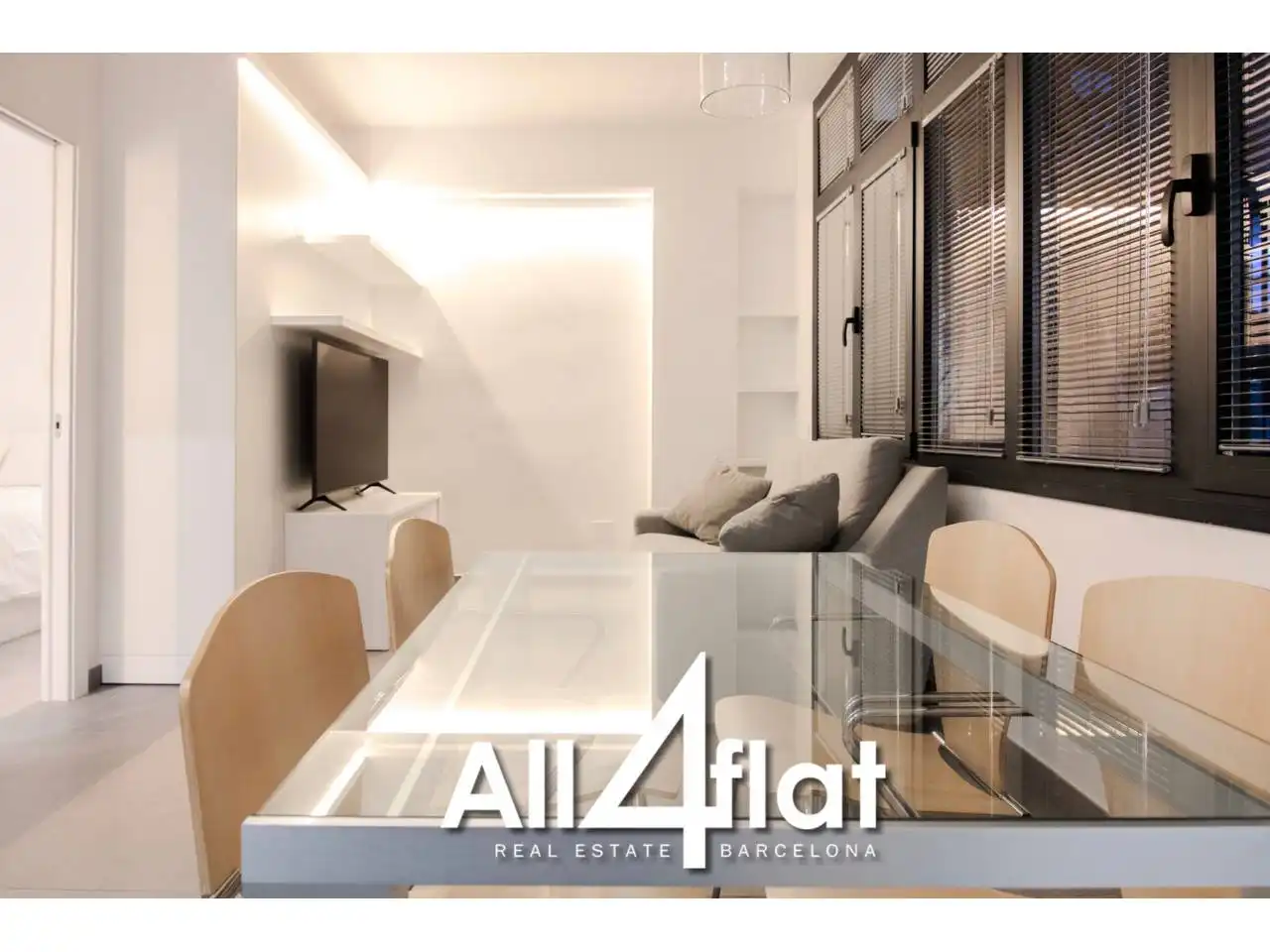Wohnung zur Miete in Barcelona mit Klimaanlage, Heizung und Möbliert