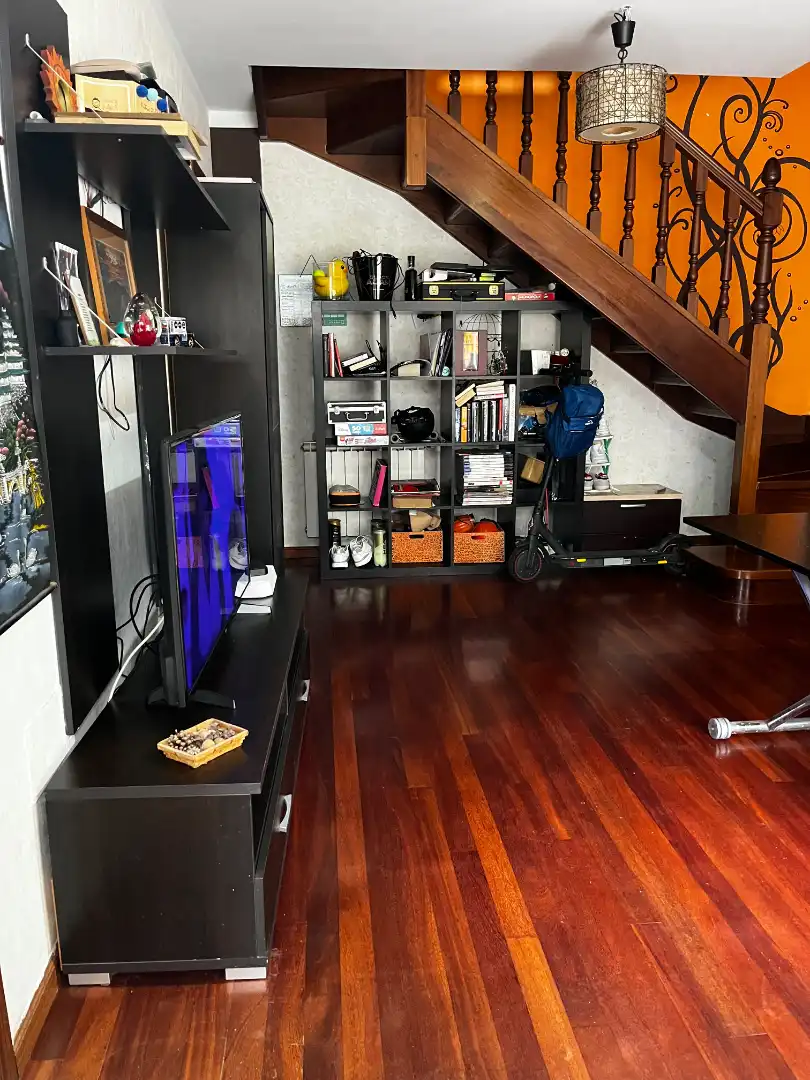 Sala de estar de Casa adosada en venta en Torrelavega  con Calefacción, Terraza y Trastero