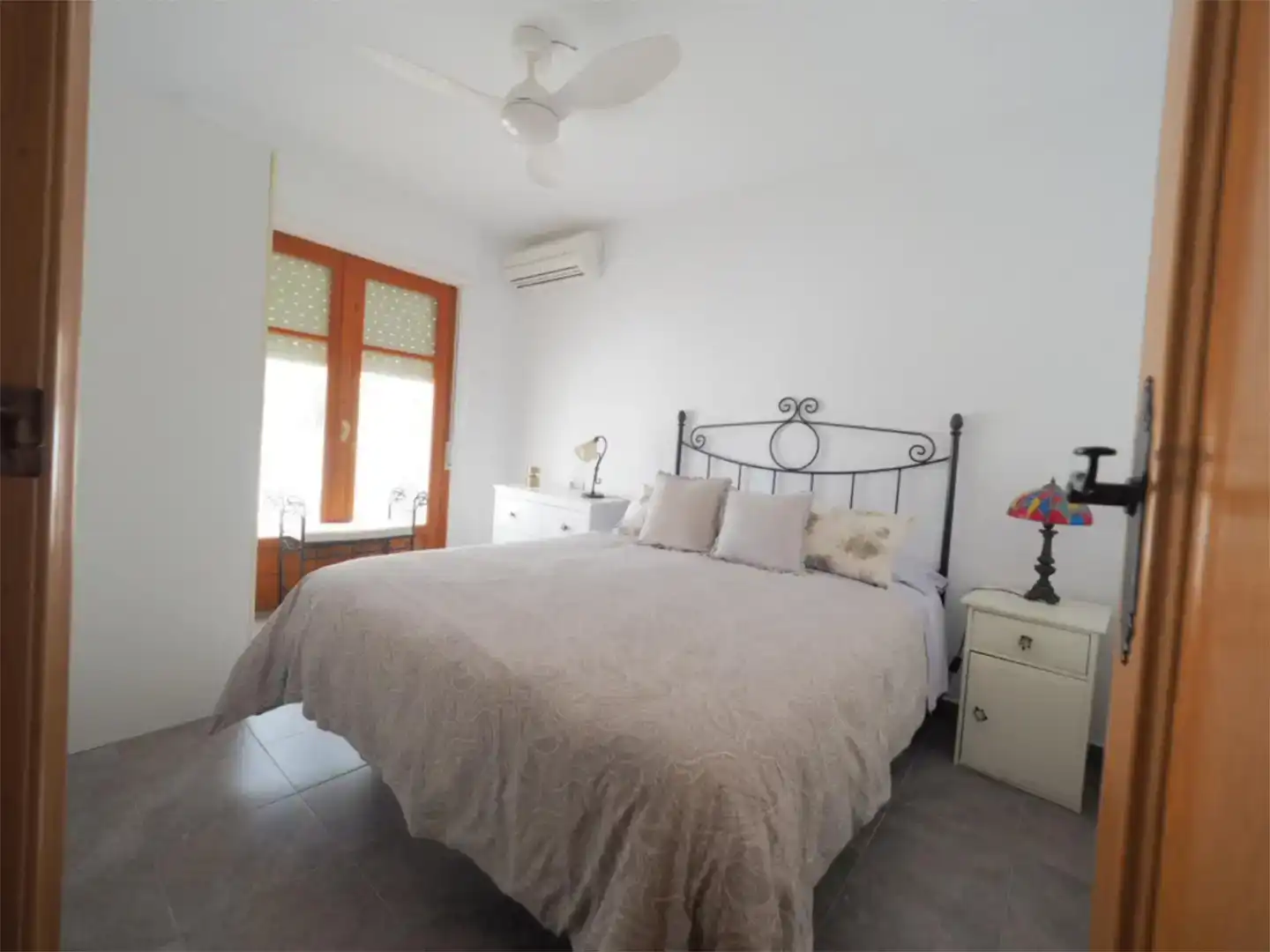 Schlafzimmer von Haus oder Chalet zur Miete in Águilas mit Klimaanlage, Privatgarten und Möbliert