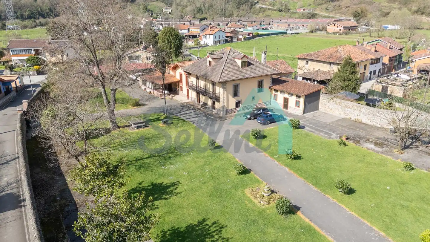 Exterior view of Houses for sale in Ribera de Arriba  with Heating, Private garden and Terrace