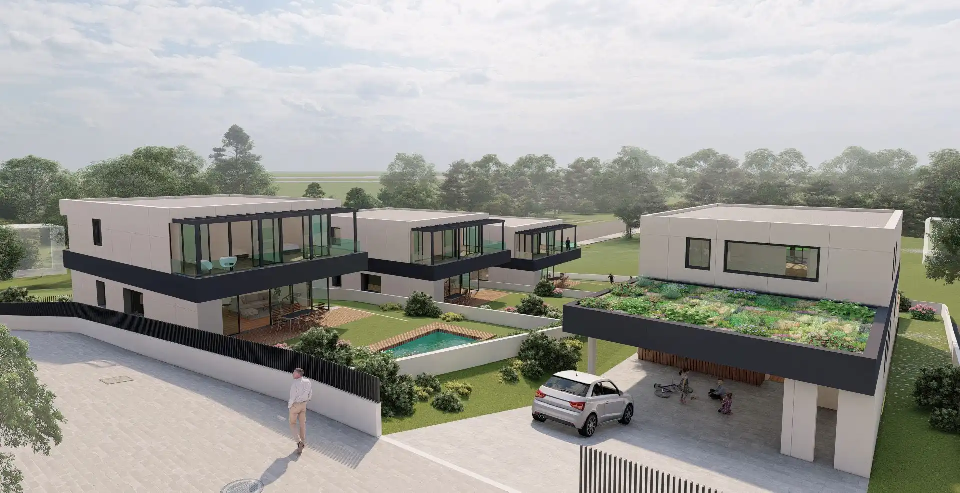 Chalet con terraza en venta en Rúa Manuel de Falla, imagen 2