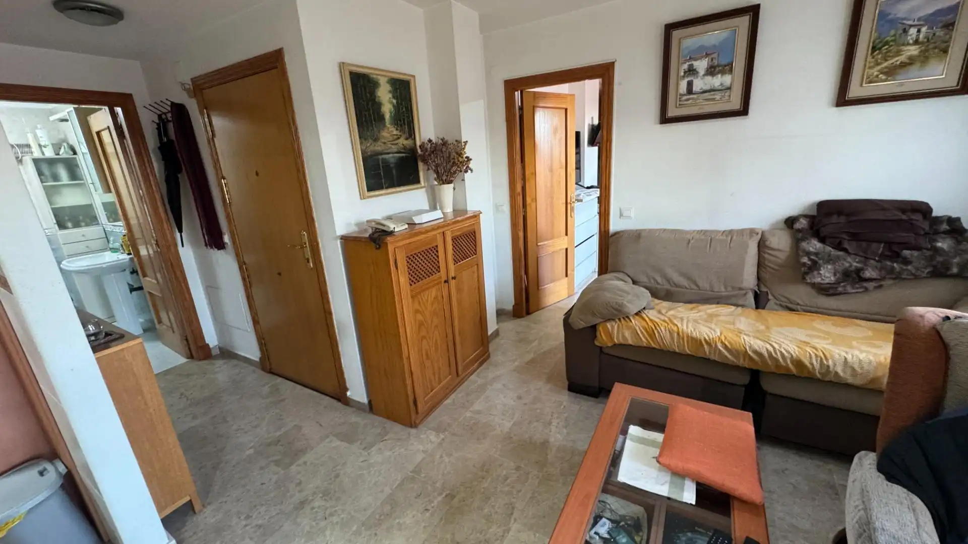 Sala de estar de Ático en venta en Rincón de la Victoria con Aire acondicionado, Terraza y Trastero