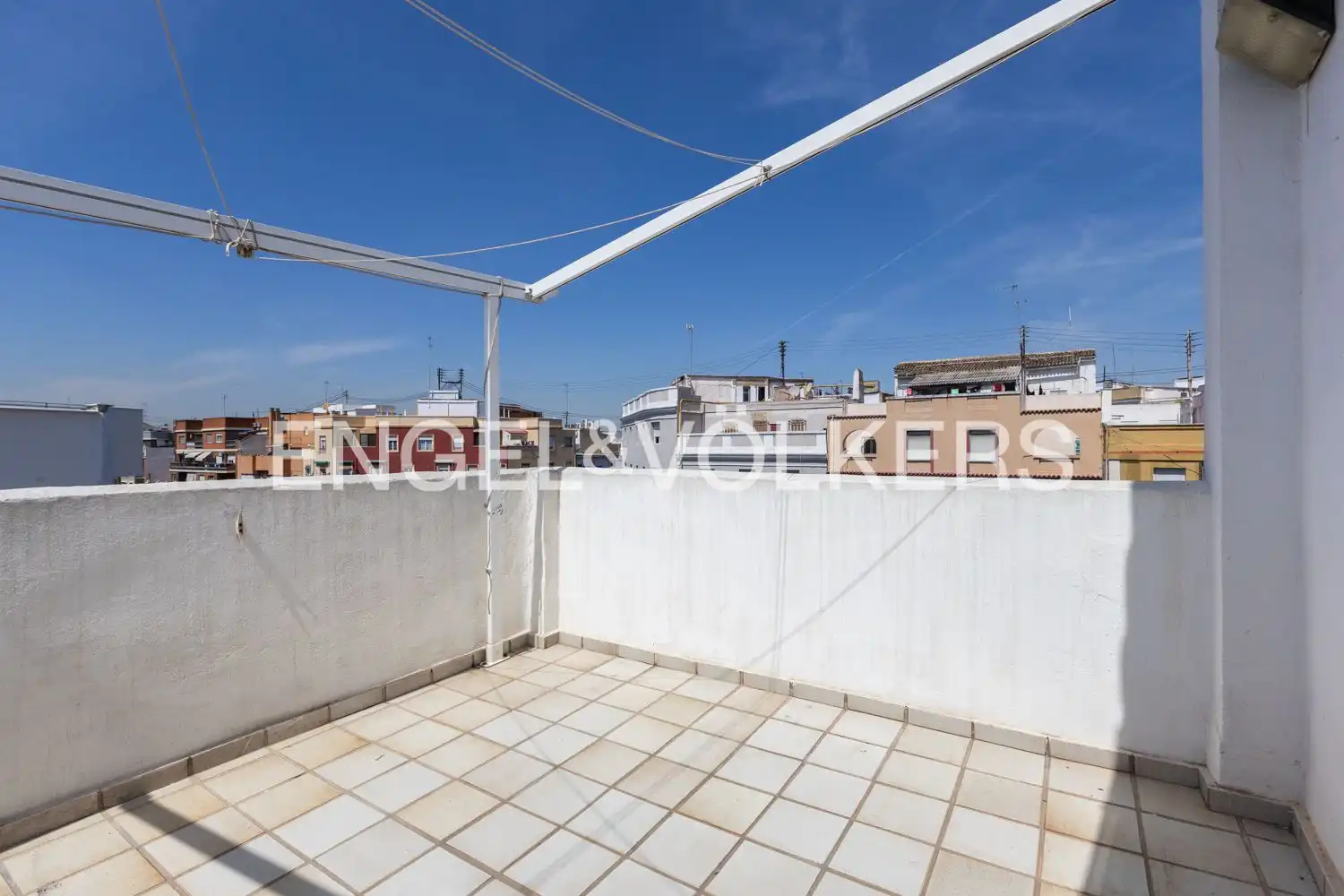 Terraza de Ático de alquiler en Valencia con Aire acondicionado, Calefacción y Parquet