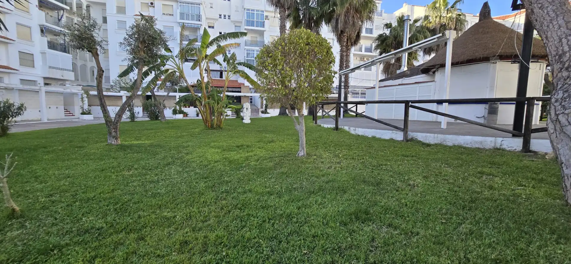 Jardín de Apartamento en venta en El Portil con Aire acondicionado, Piscina y Amueblado
