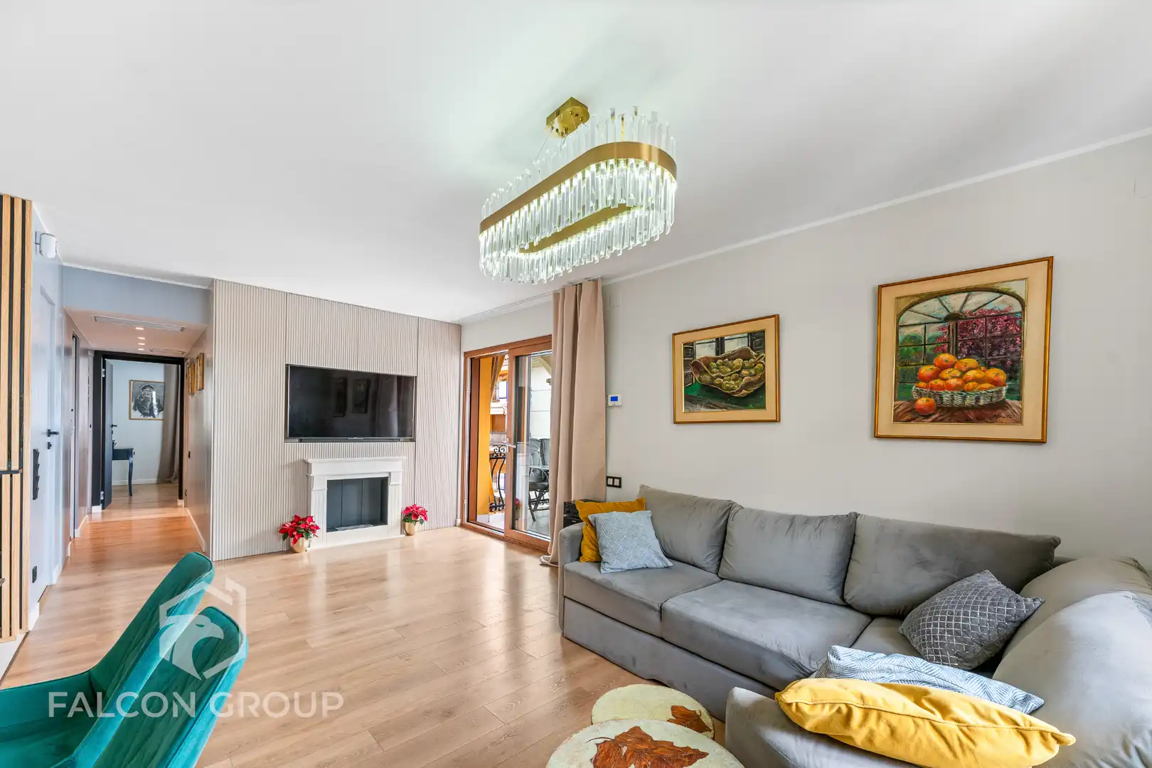 Living room of Flat for sale in Calafell  with Air Conditioner, Heating and Parquet flooring
