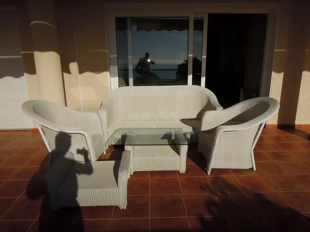 Terrace of Apartments for rent in Altea  with Air Conditioner, Furnished and Community pool