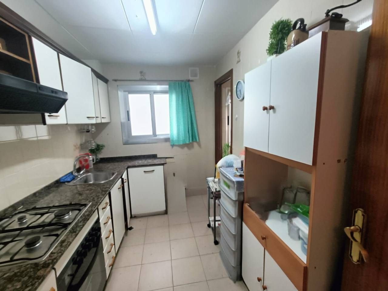 Kitchen of Flat for sale in Santa Coloma de Gramenet  with Air Conditioner and Balcony