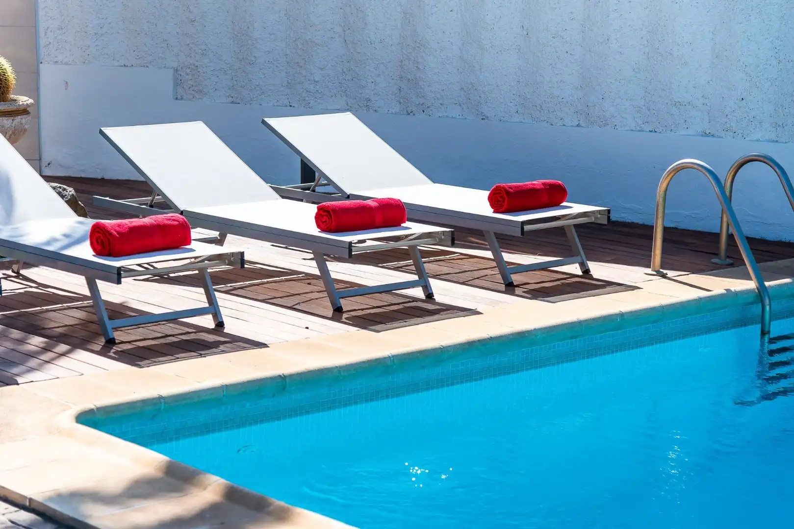 Piscina de Casa o chalet de alquiler en Guía de Isora con Aire acondicionado, Jardín privado y Terraza