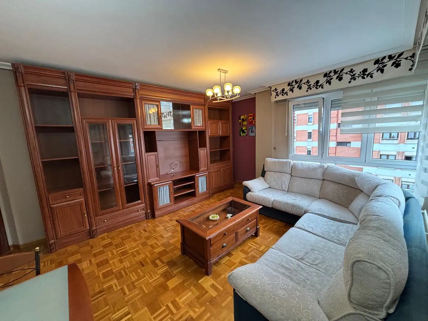 Sala de estar de Piso en venta en Gijón  con Calefacción, Parquet y Trastero