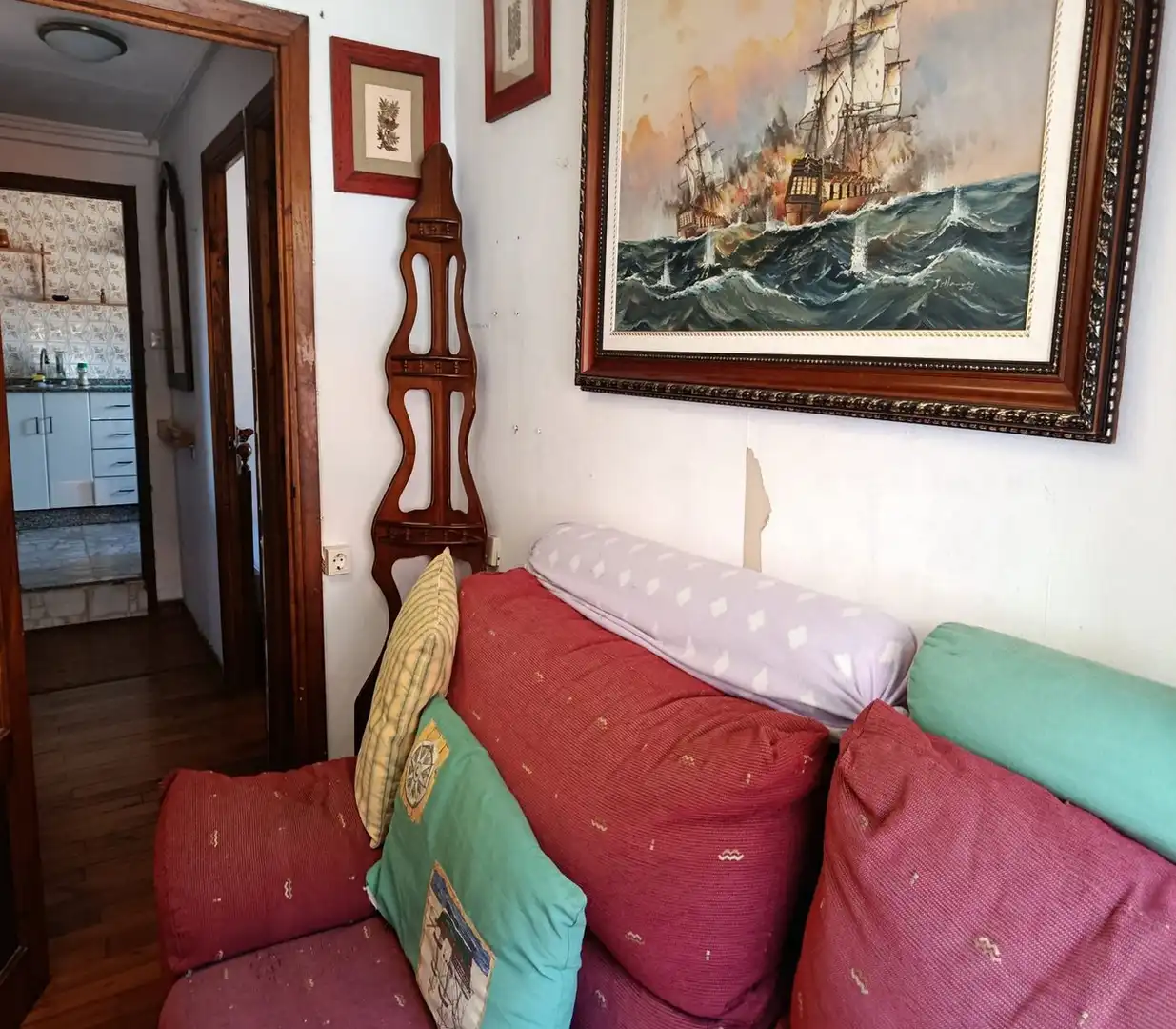 Sala de estar de Piso en venta en Cudillero con Amueblado, Horno y Lavadora