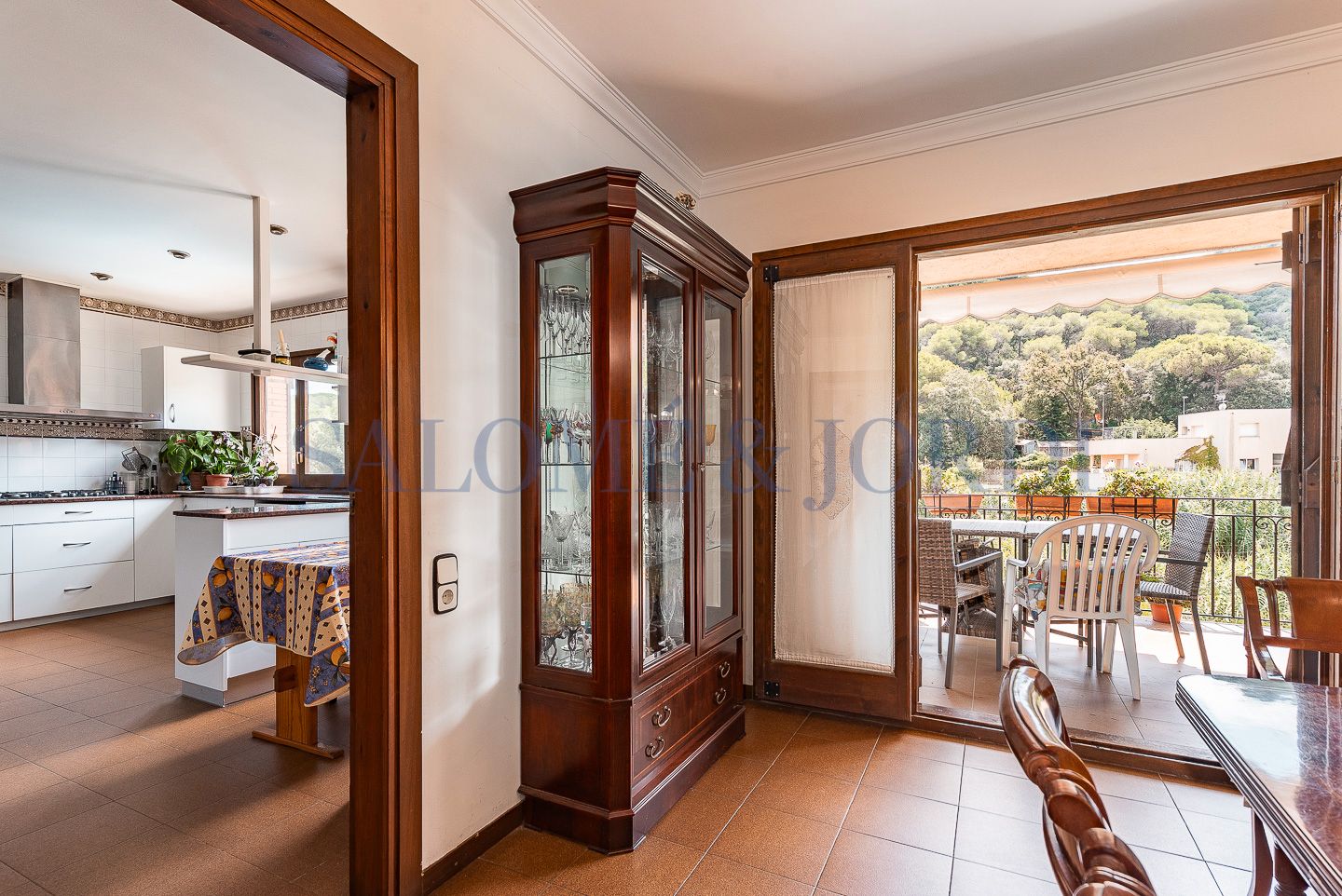 Dining room of House or chalet for sale in Argentona  with Air Conditioner, Private garden and Terrace