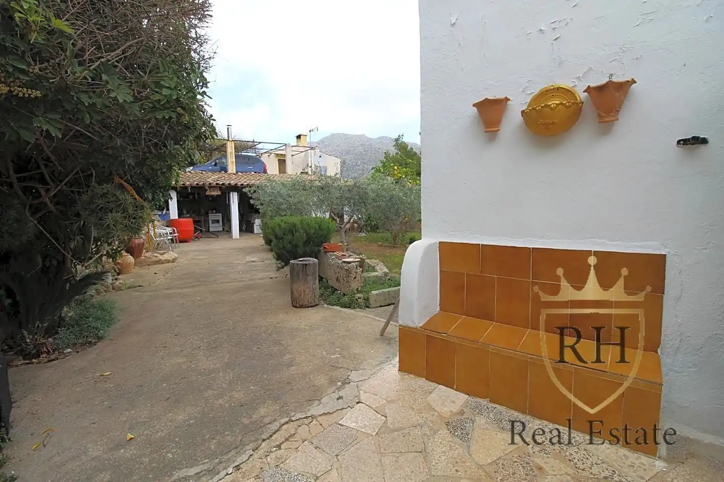 Vista exterior de Casa o xalet en venda en Pollença amb Aire condicionat, Jardí privat i Terrassa