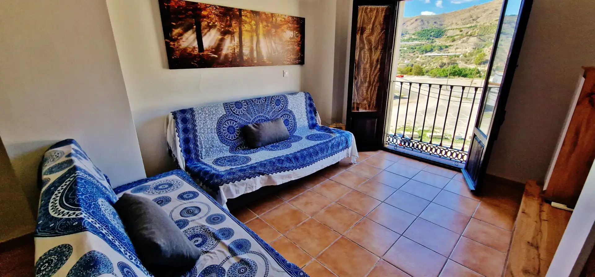 Wohnzimmer von Wohnungen zur Miete in Vélez de Benaudalla mit Klimaanlage, Heizung und Terrasse
