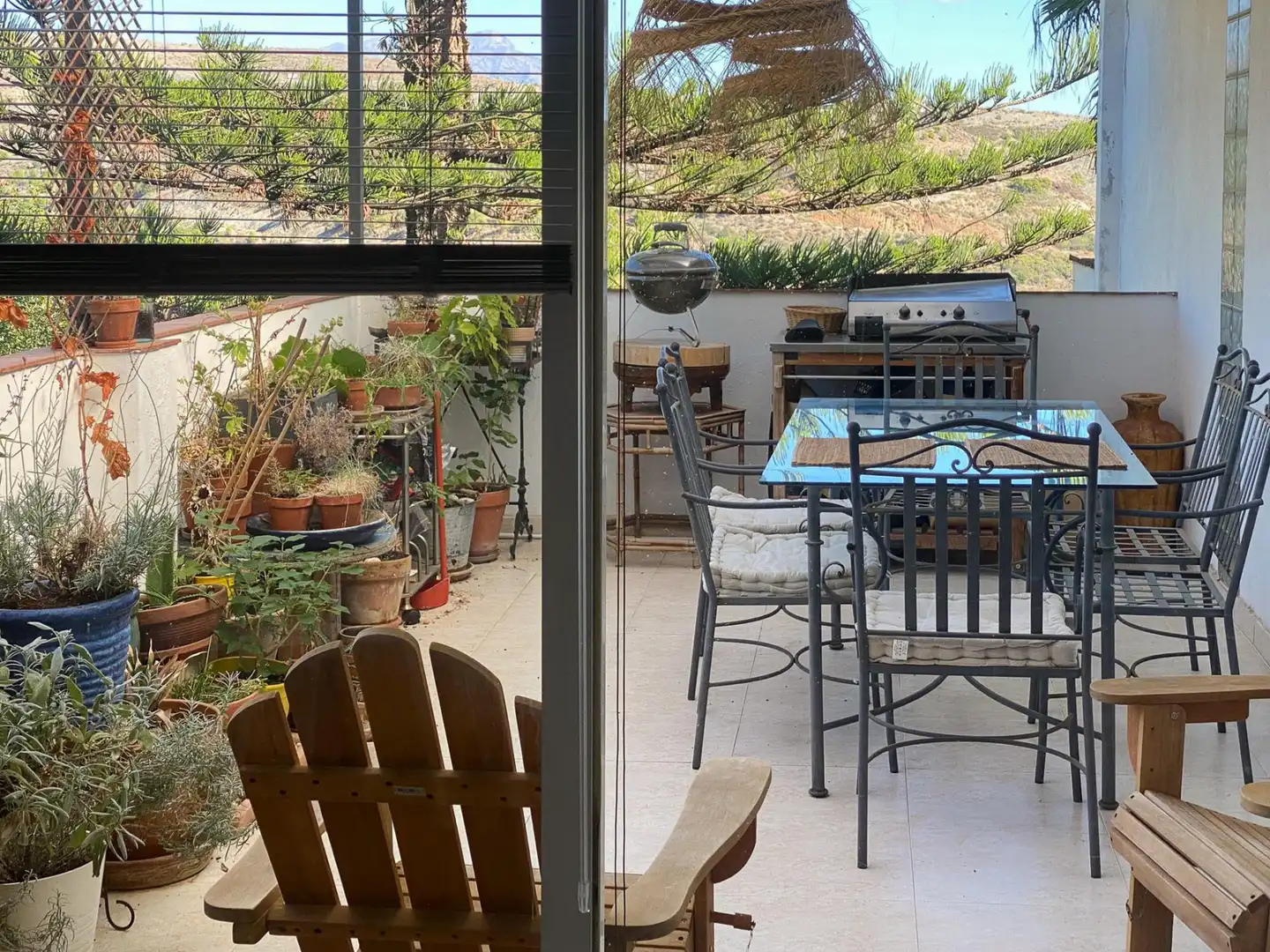 Terraza de Casa o chalet en venta en Benahavís con Aire acondicionado, Jardín privado y Terraza