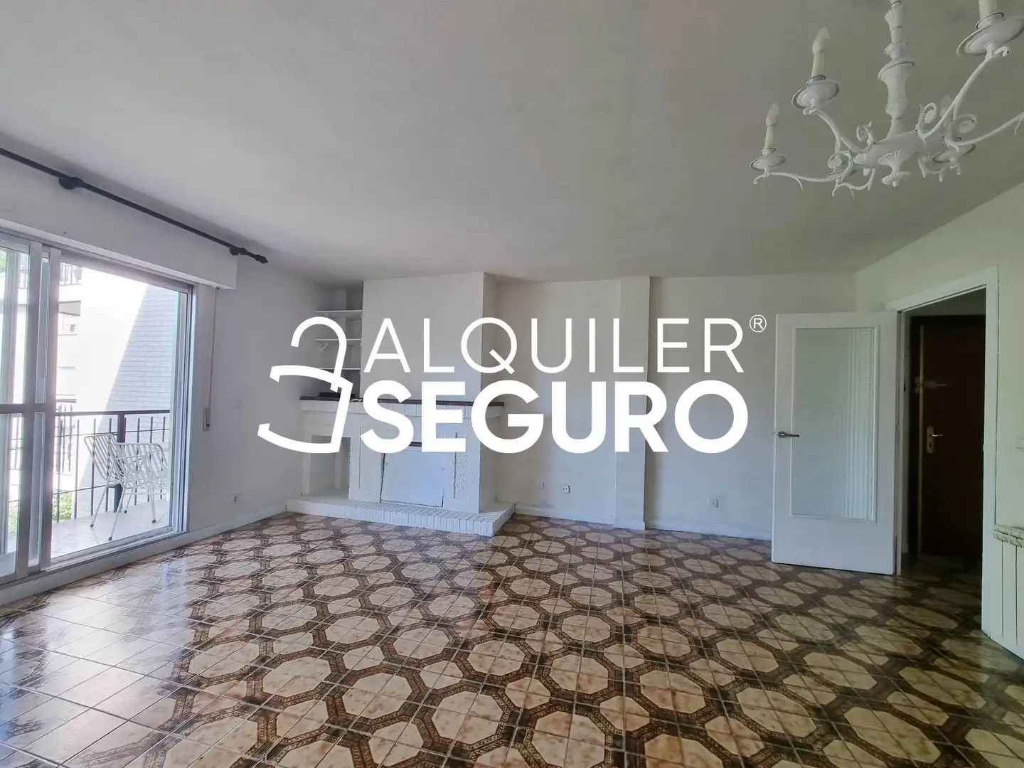 Sala de estar de Piso de alquiler en Collado Villalba con Calefacción, Terraza y Piscina