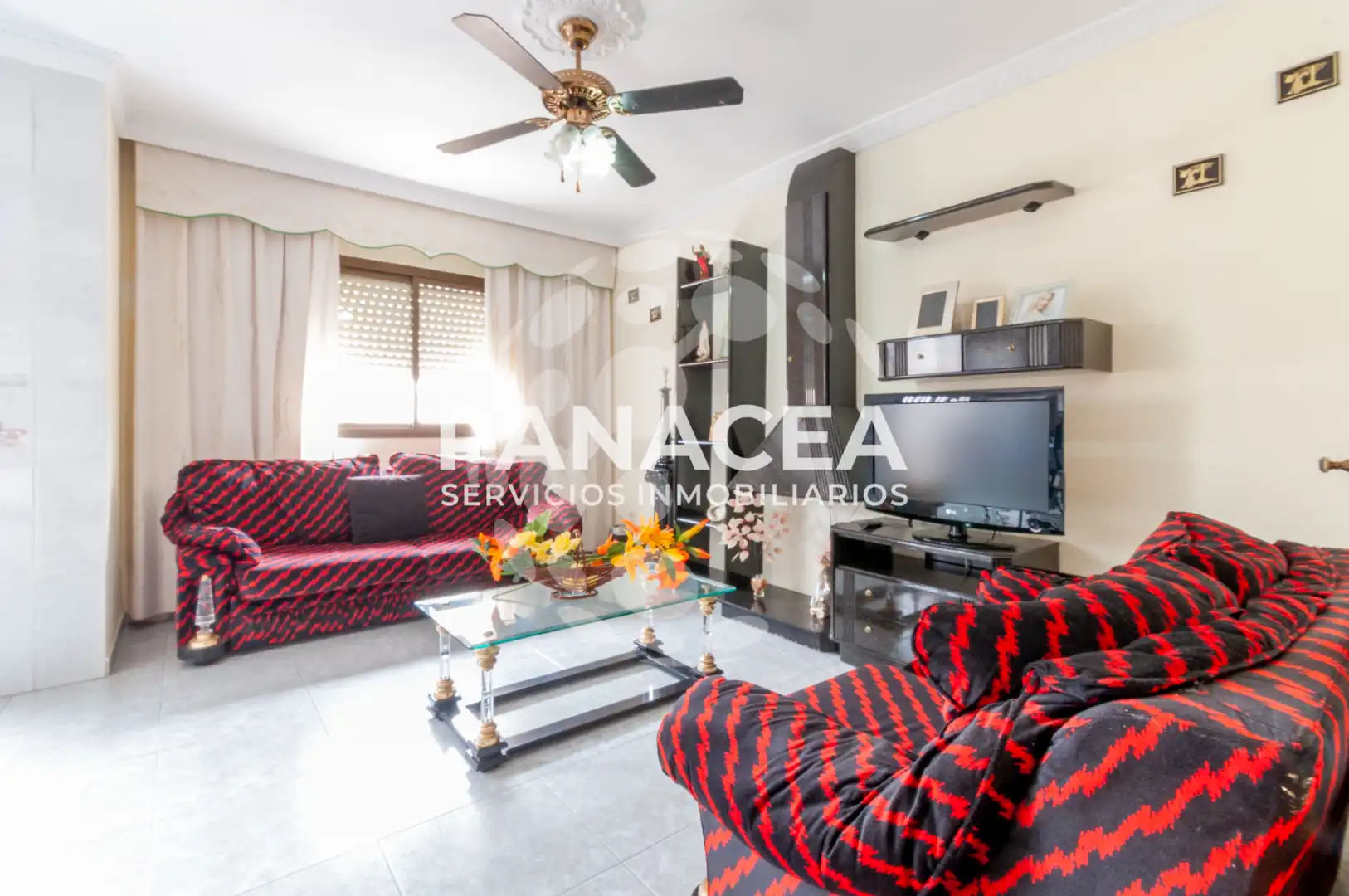 Sala de estar de Casa o chalet en venta en Vícar con Terraza, Amueblado y Lavadora
