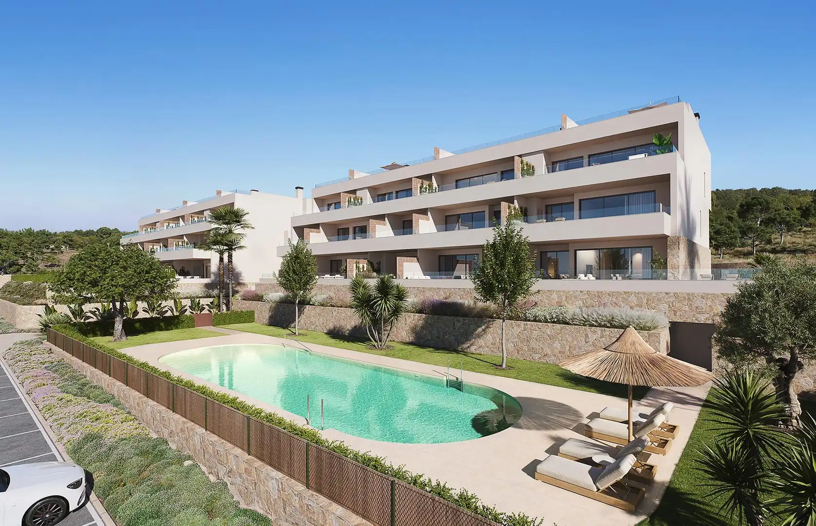 Apartment mit Pool zum Verkauf in Orihuela Costa