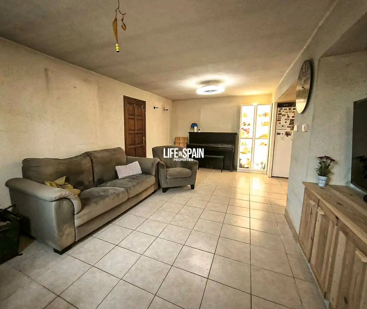 Wohnzimmer von Country house zum Verkauf in Rasquera mit Klimaanlage, Privatgarten und Terrasse