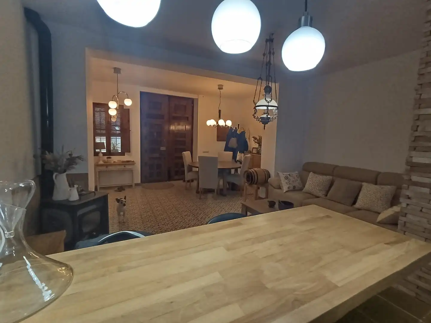 Esszimmer von Haus oder Chalet zum Verkauf in Relleu mit Terrasse