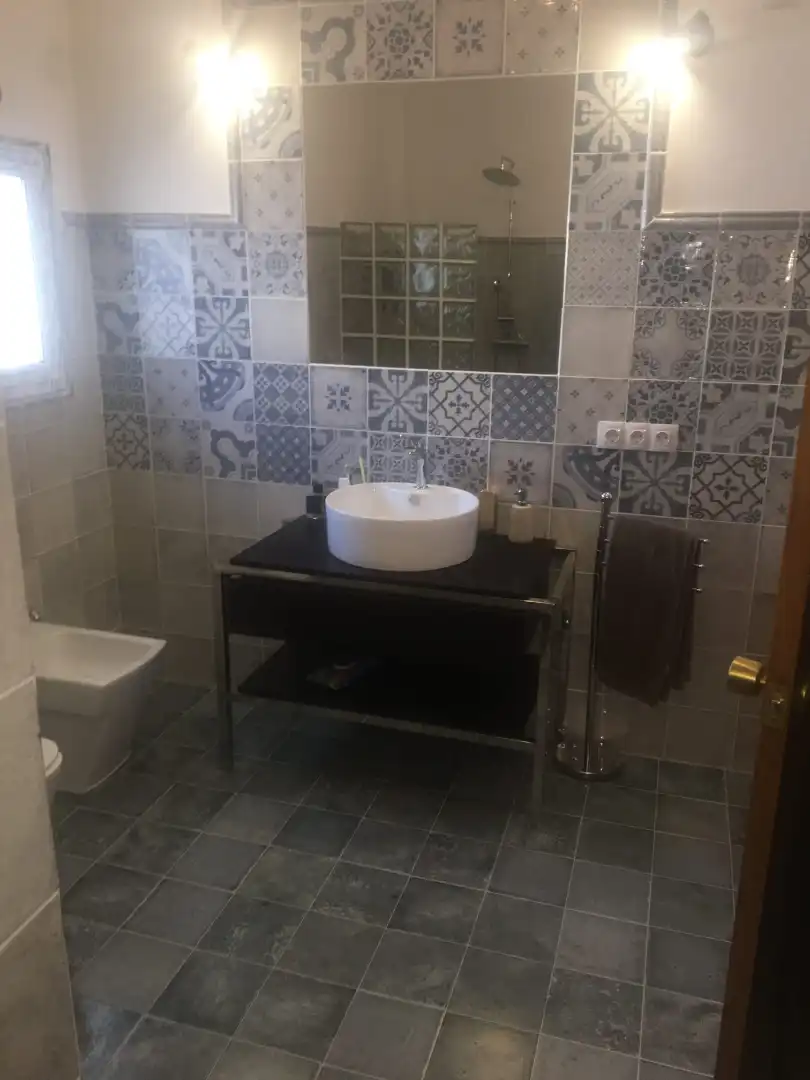 Baño de Finca rústica en venta en Cuevas del Campo con Jardín privado, Parquet y Terraza