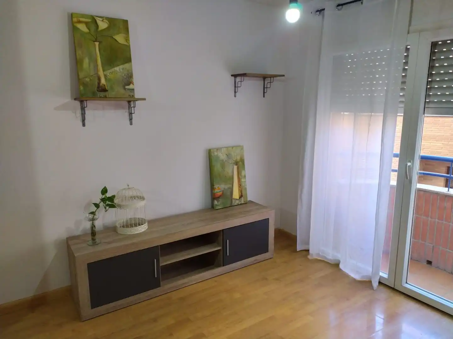Sala d'estar de Pis en venda en Lleida amb Aire condicionat i Moblat
