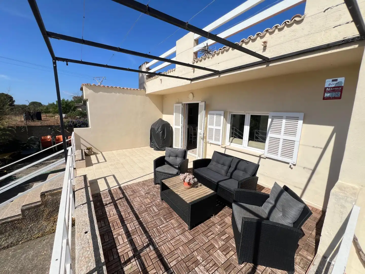 Terraza de Finca rústica en venta en Inca con Aire acondicionado, Jardín privado y Terraza
