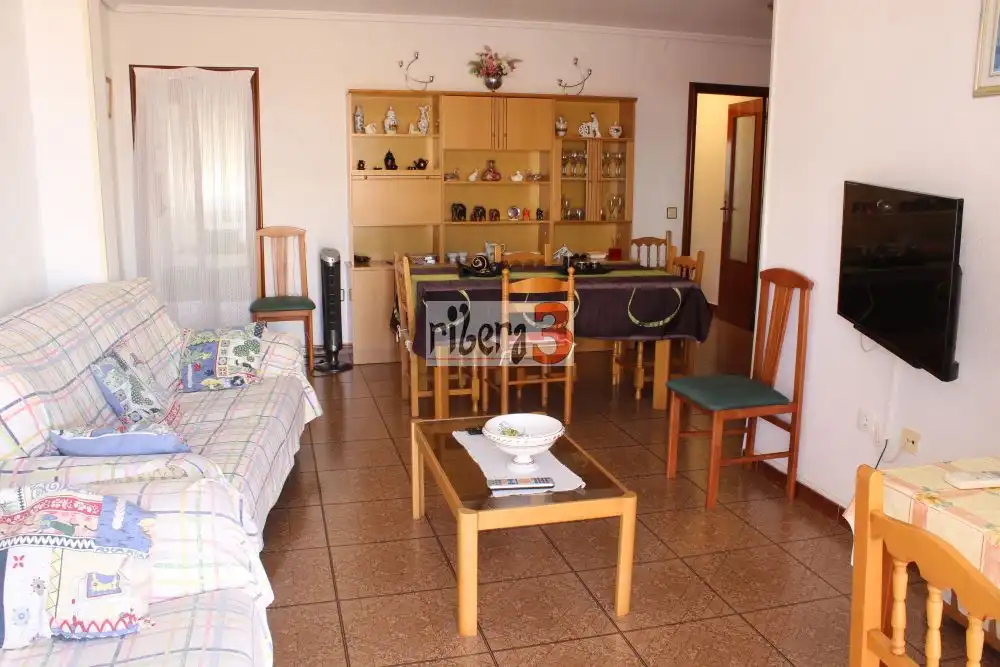 Living room of Flat for sale in San Javier  with Air Conditioner, Terrace and Furnished