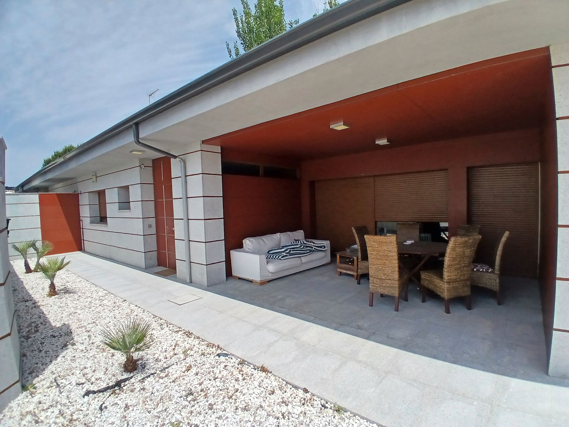 Terrace of Single-family semi-detached for sale in Collado Villalba  with Air Conditioner, Heating and Private garden