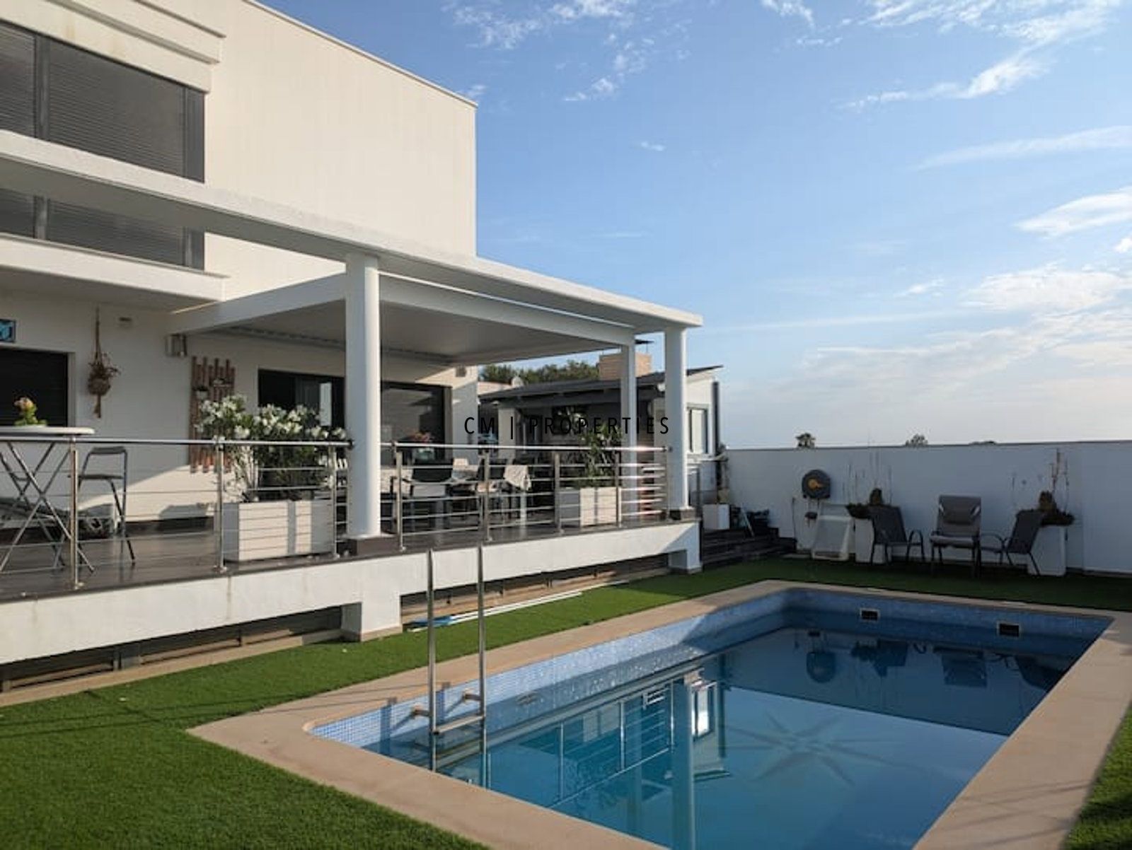 Terrace of House or chalet to rent in Torrent  with Air Conditioner, Heating and Swimming Pool