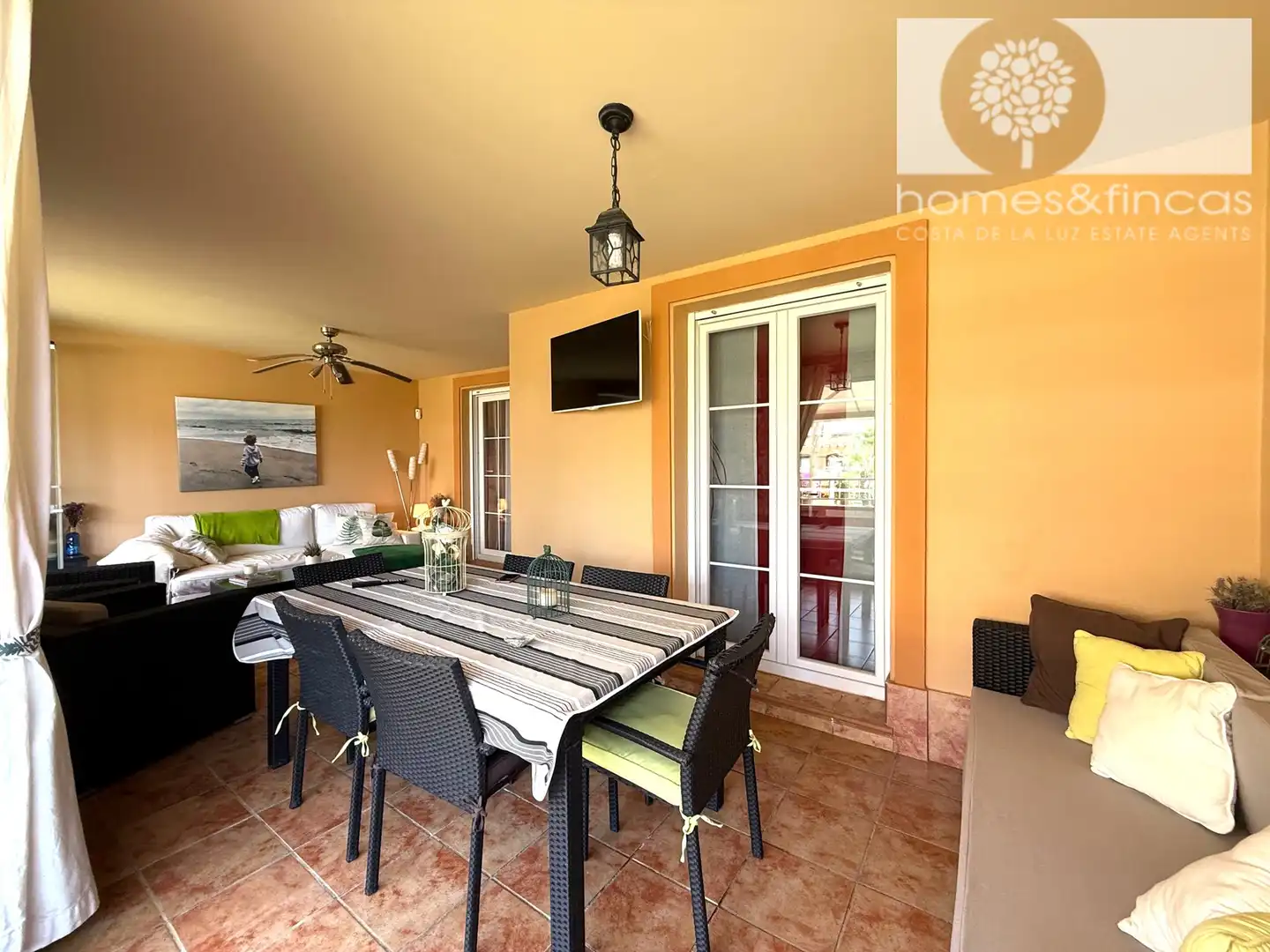 Terrace of Flat for sale in Ayamonte  with Air Conditioner, Terrace and Furnished